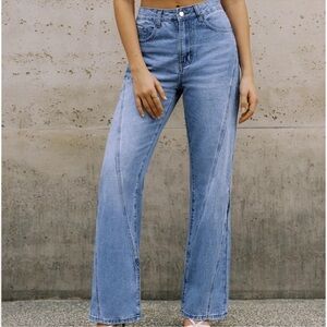 Vintage Denim Straight Leg Pants Medium